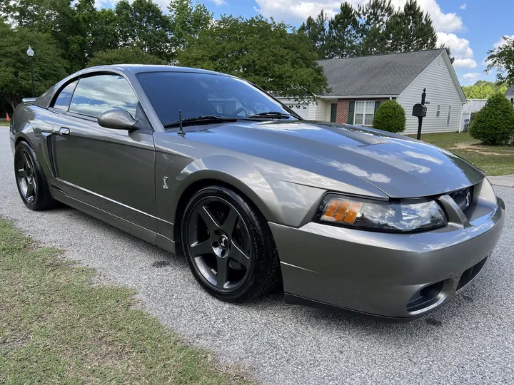 Ford Mustang on black wheels